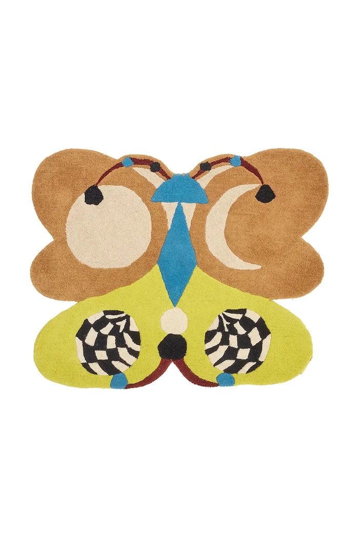 Μάλλινο χαλί Doing Goods Melody Moon Butterfly 85 x 100 cm πολύχρωμο 1.45.10.116.099.5
