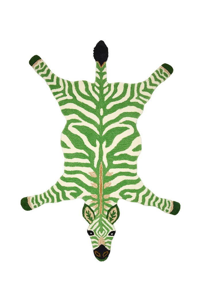 Doing Goods dywan wełniany Grassy Zebra 153 x 110 cm multicolor 1.45.10.148.060.5