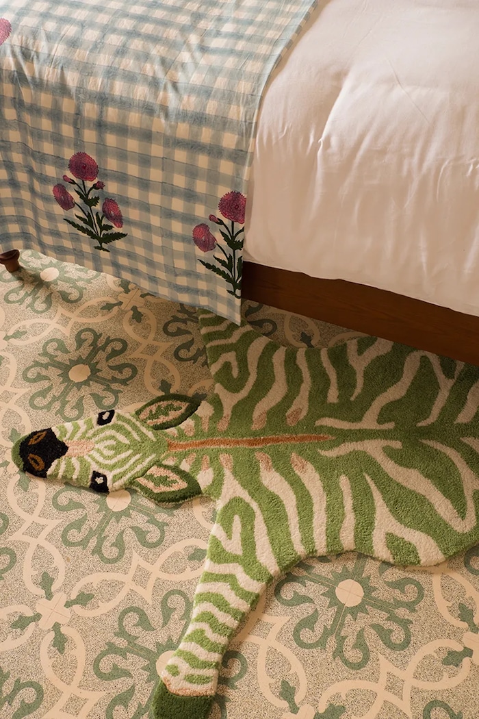 Doing Goods dywan wełniany Grassy Zebra 153 x 110 cm multicolor 1.45.10.148.060.5