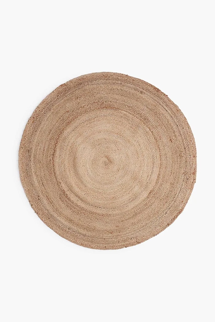Calma House tappeto decorativo in juta 100 cm beige URAL.100D.NAT