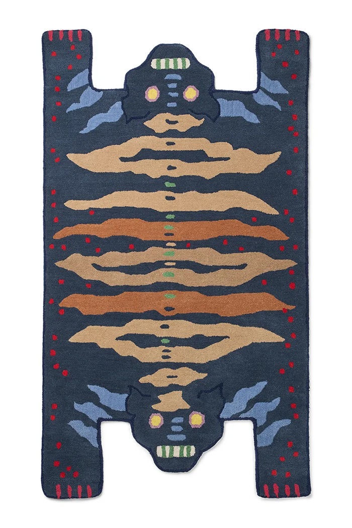 Bongusta Tappeto decorativo in lana large multicolore BON100.5715648004161