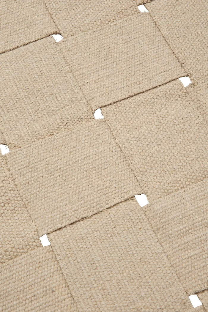 Ferm Living dywan podłogowy z wełną 135 x 200 cm 1104273171 beżowy AA00