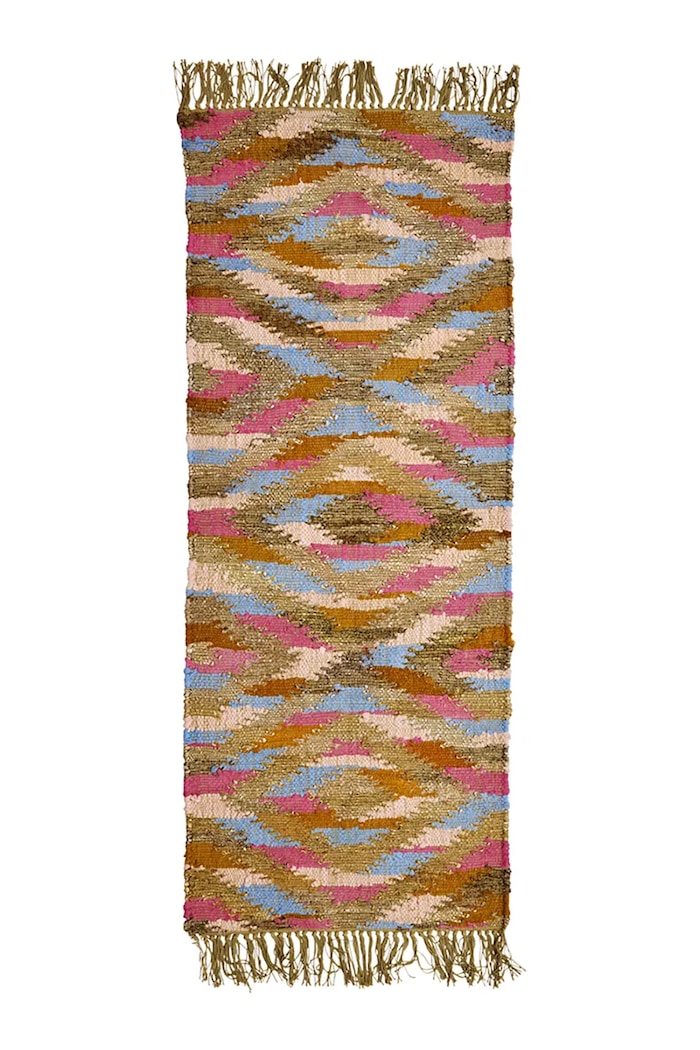 Rice dywan podłogowy z bawełną 65 x 150 cm multicolor FLMAR.GOLPAS