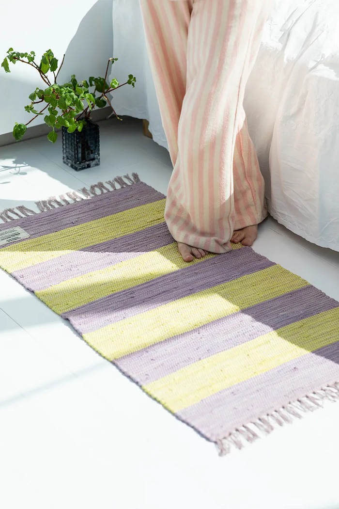 Bongusta dywanik bawełniany 60 x 90 cm BON48.5715648003720 fioletowy AA00