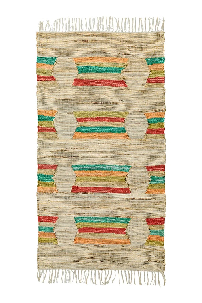Madam Stoltz килим декоративний джутовий 70 x 140 cm барвистий CJ.0537RG