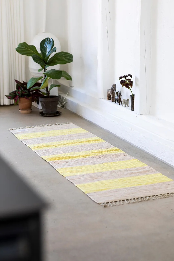 Bongusta dywan ozdobny bawełniany 60 x 200 cm BON93.006 żółty AA00