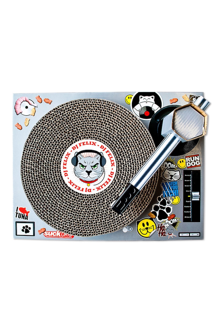Življenjski slog Luckies of London drevo za mačke Turntable SK.CATDECK1 pisana