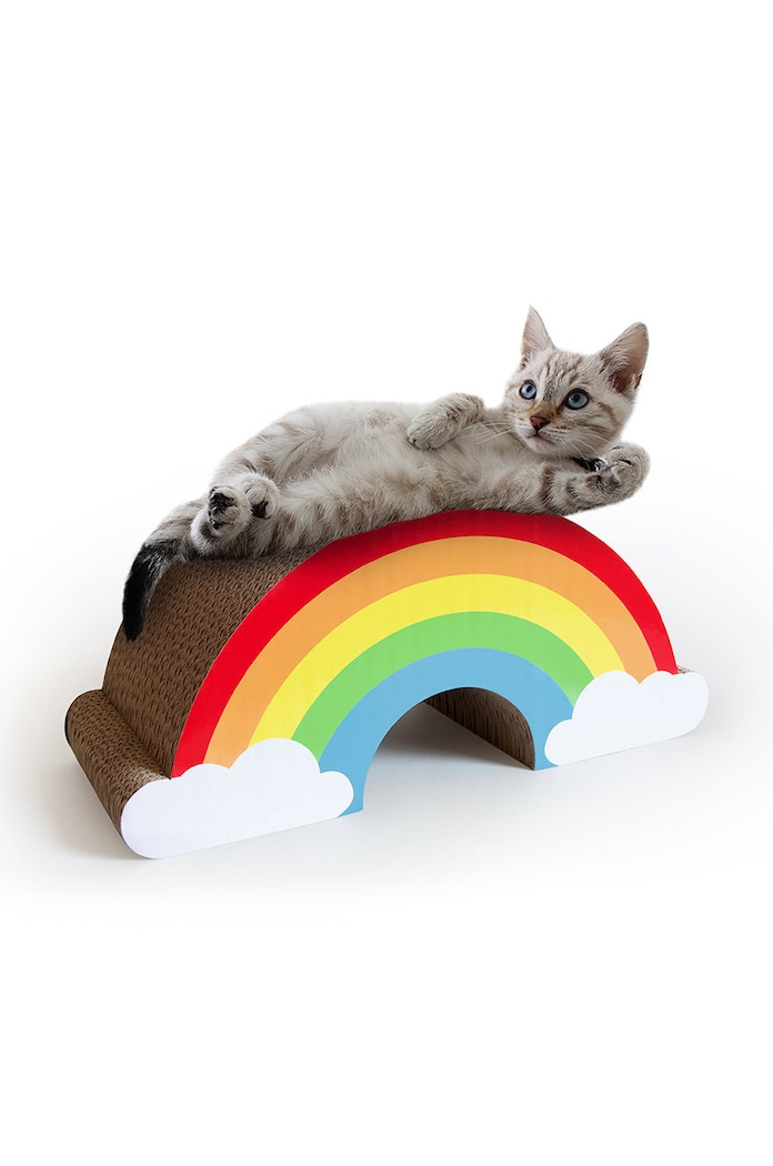 Luckies of London drapak dla kota Scratch Rainbow multicolor SK.CATRAINBOW1