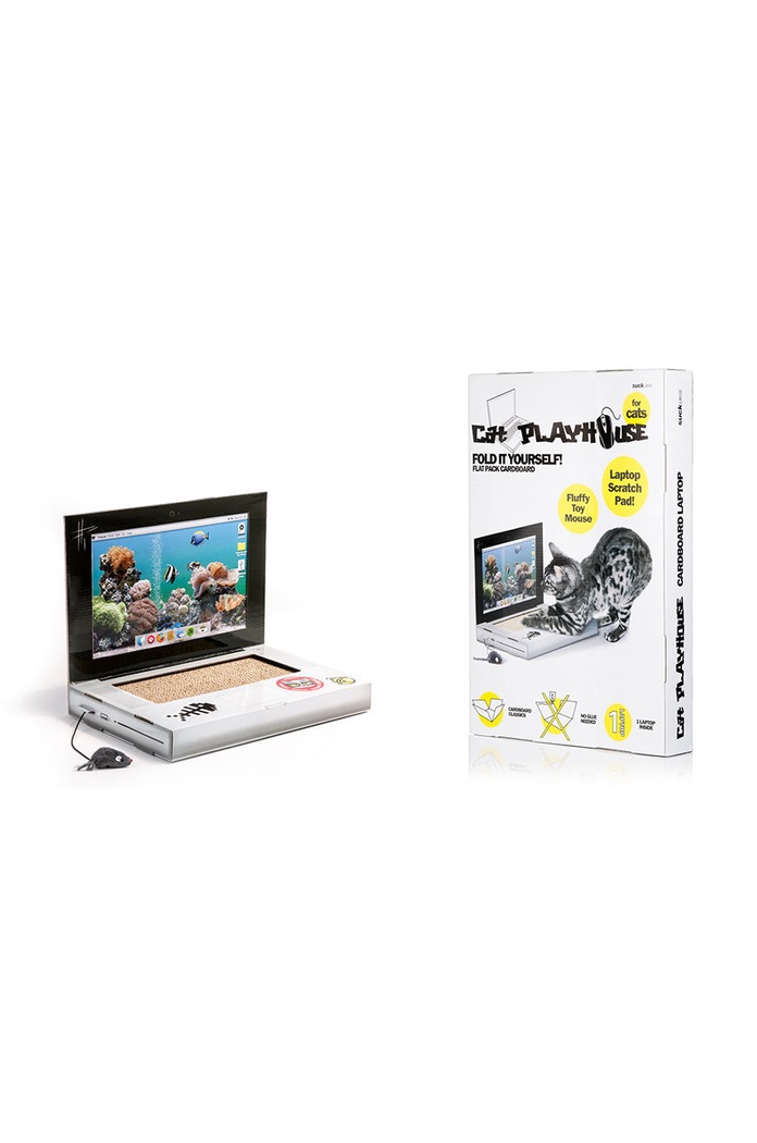Luckies of London drapak dla kota Scratch Laptop multicolor SK.CATTOP1
