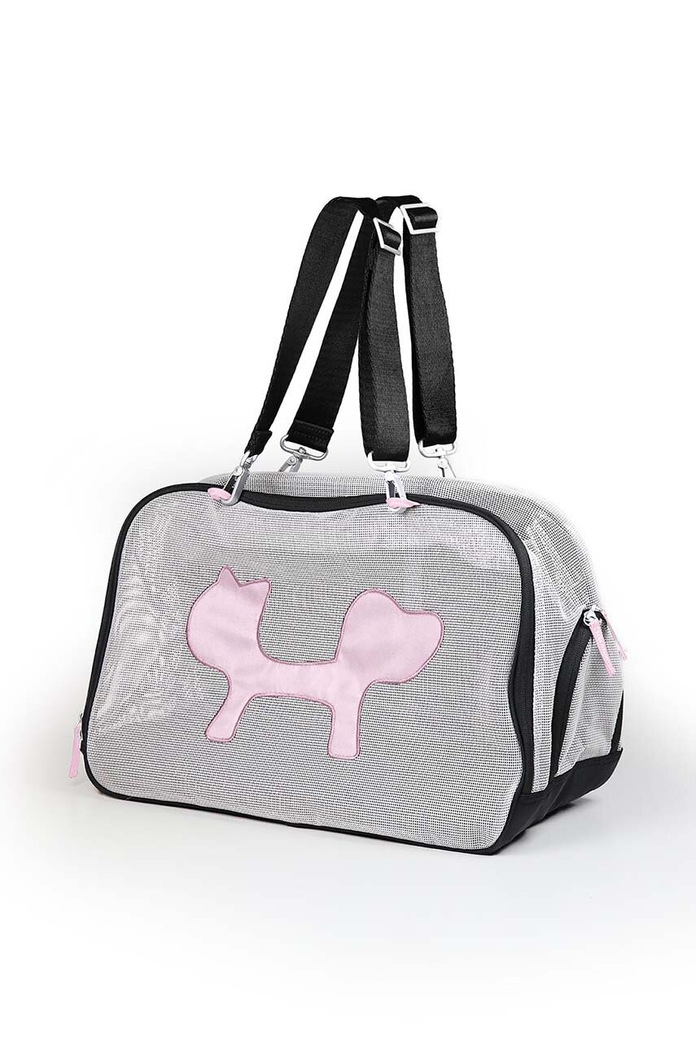 Lifestyle United Pets transporter de animale de companie Mesh Bag ECO TP1551NR gri