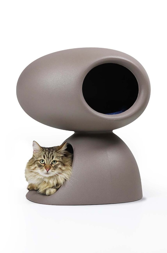 Pelíšek pro mazlíčka United Pets Cat Cave Milano SG5202GR hnědá AA00