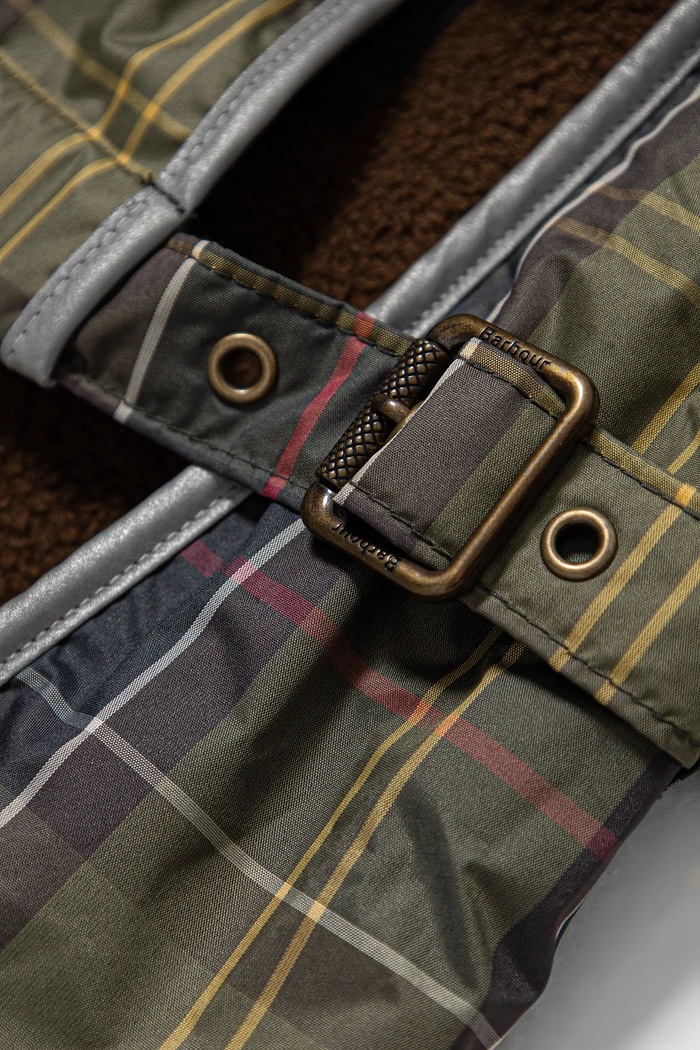 Lifestyle Barbour Płaszcz dla psa Tartan Waterproof Dog DCO0012TN11 zielony