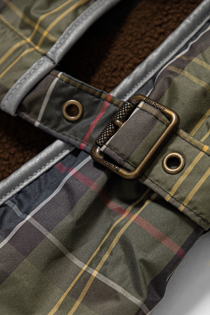 Lifestyle Barbour Płaszcz dla psa Tartan Waterproof Dog DCO0012TN11 zielony