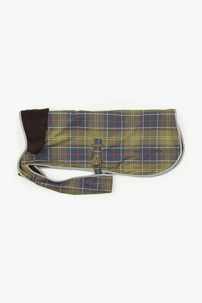 Płaszcz dla psa Tartan Waterproof Dog Barbour zielony DCO0012TN11