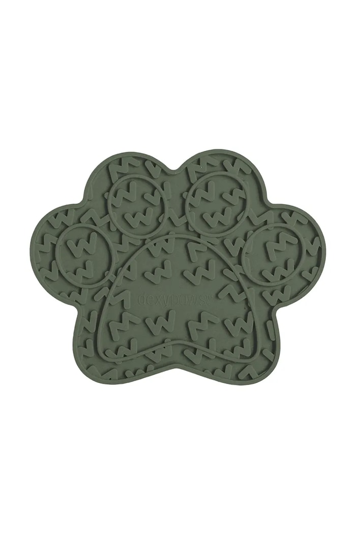 Prostirka za lizanje za kućne ljubimce Dexypaws Paw Green Lick Mat šarena DP.006