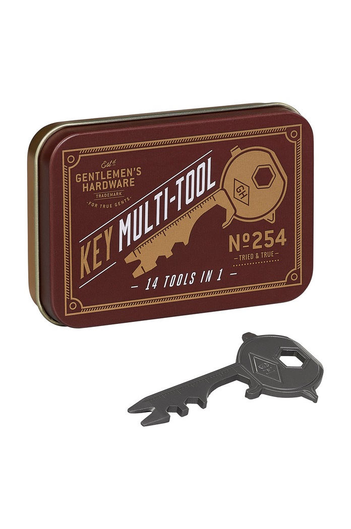 Multifunkční nástroj ve tvaru klíče Gentlemen's Hardware GEN254UK vícebarevná AA00