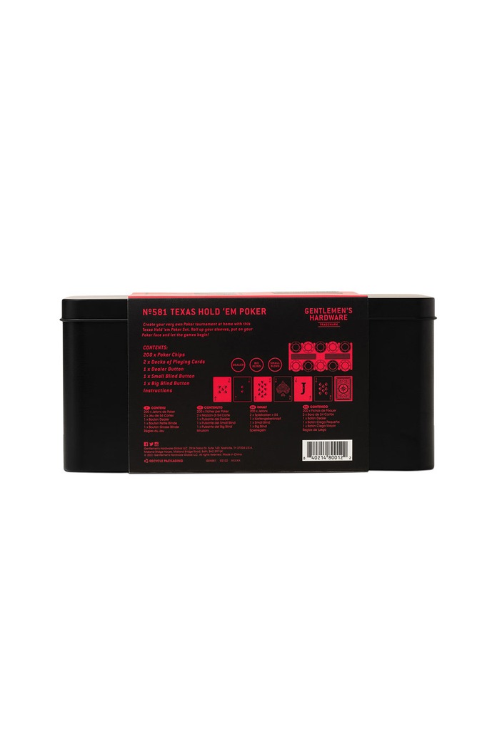 Lifestyle Gentlemen's Hardware póker készlet GEN581UK többszínű