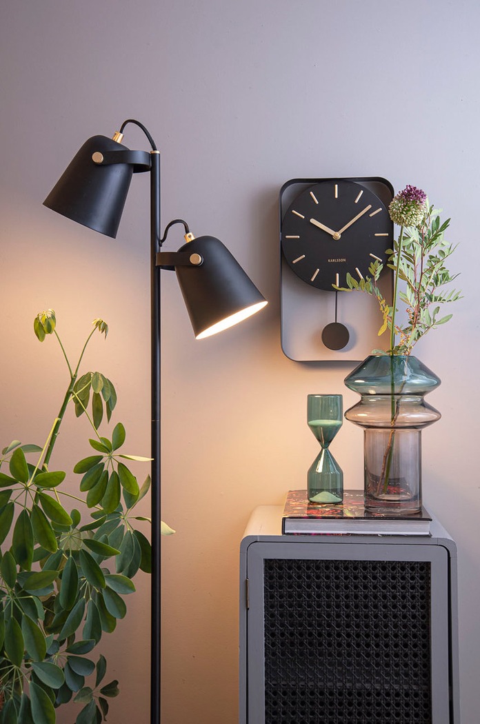 Ceas de perete Karlsson negru KA5796BK