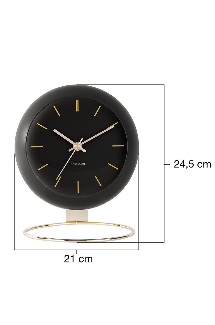 Karlsson ceas de masă negru KA5832BK