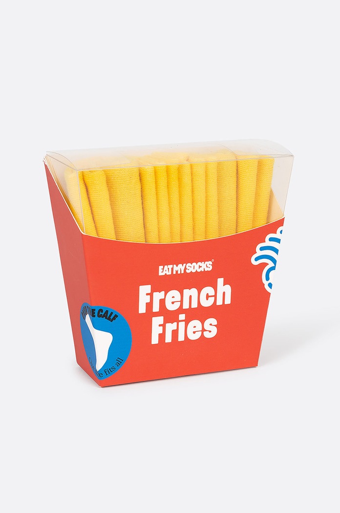 Eat My Socks Ponožky French Fries viacfarebná EMSNOCFRFR