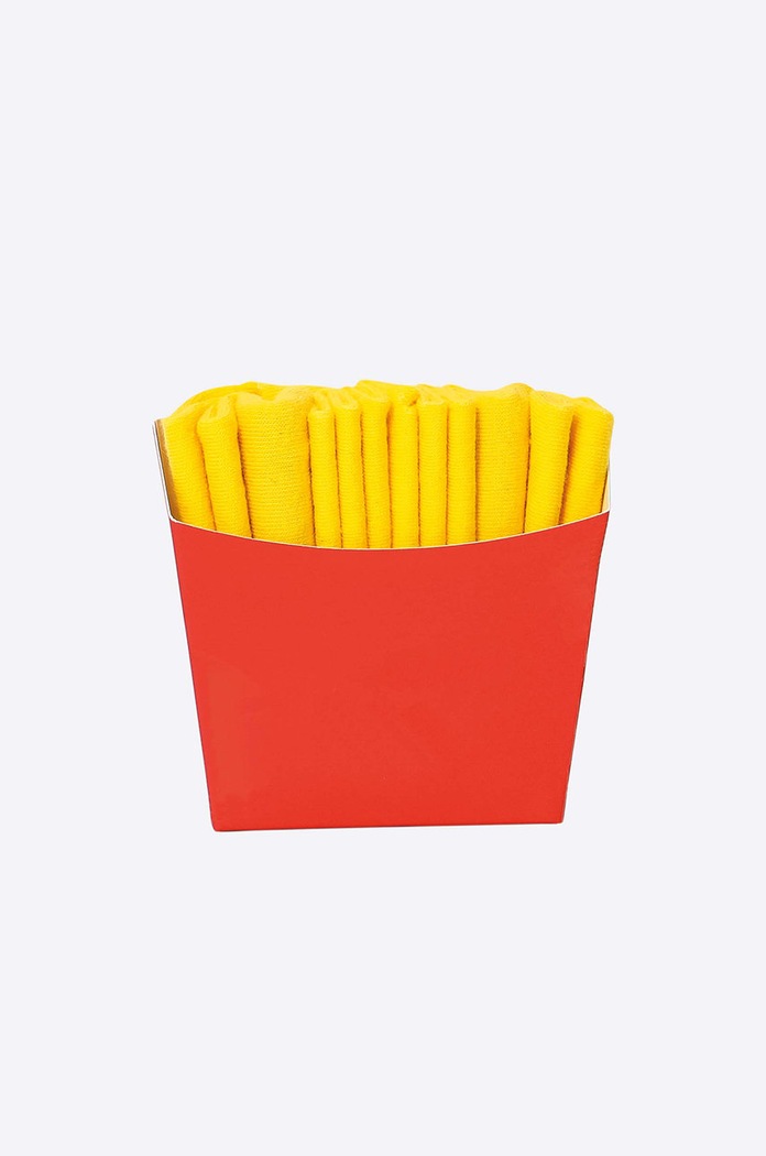 Eat My Socks Ponožky French Fries EMSNOCFRFR viacfarebná AA00