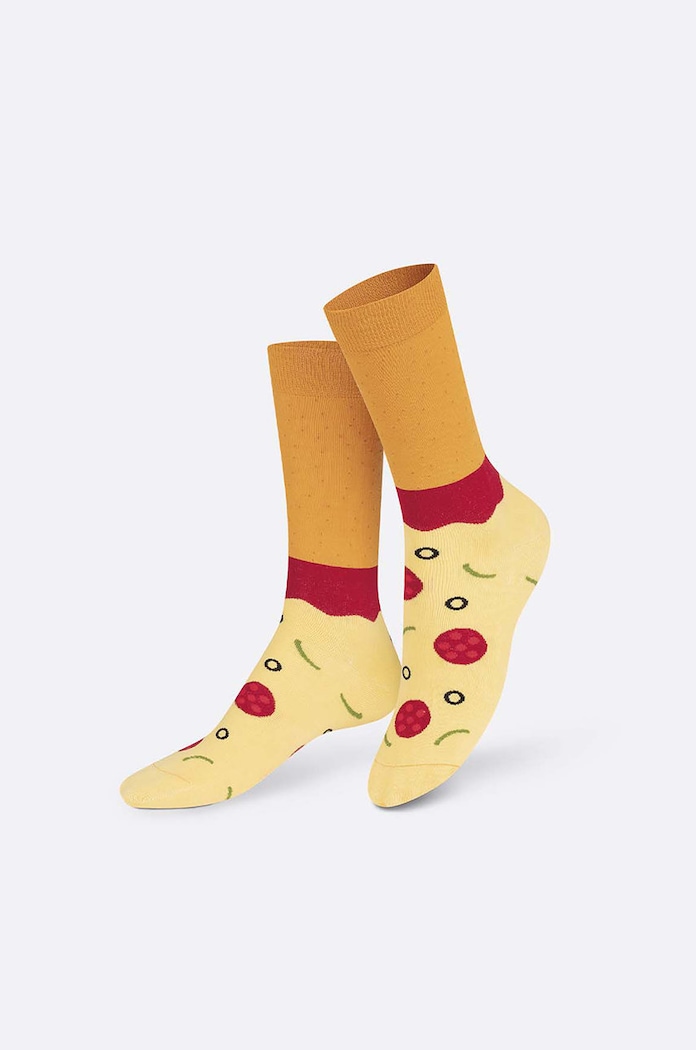 Oblečenie Eat My Socks Ponožky Napoli Pizza EMSNOCPINA viacfarebná