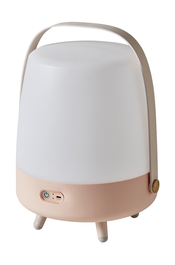 LED lampa s reproduktorem Kooduu růžová LPSLR