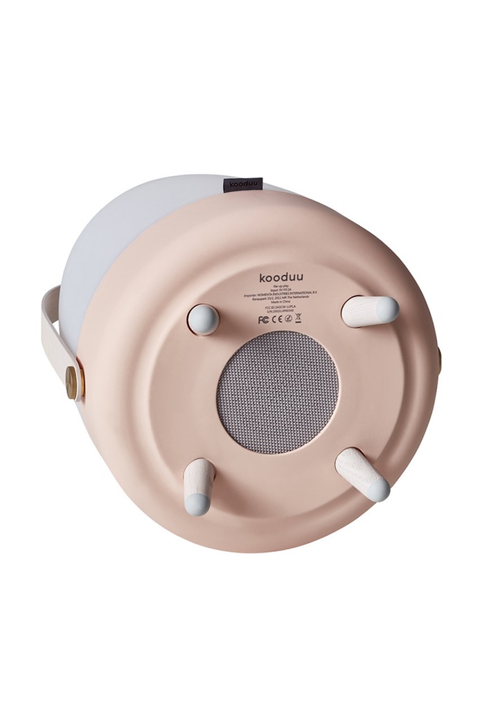 LED lampa s reproduktorem Kooduu LPSLR růžová