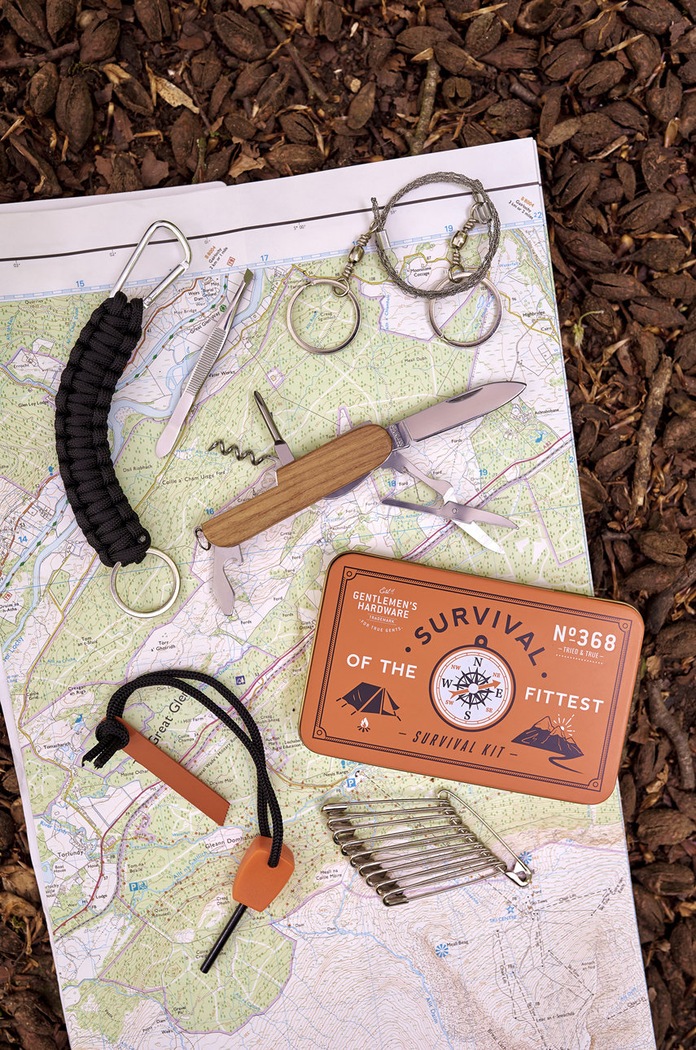 Gentlemen's Hardware niezbędnik kempingowy Survival Kit GEN368 multicolor