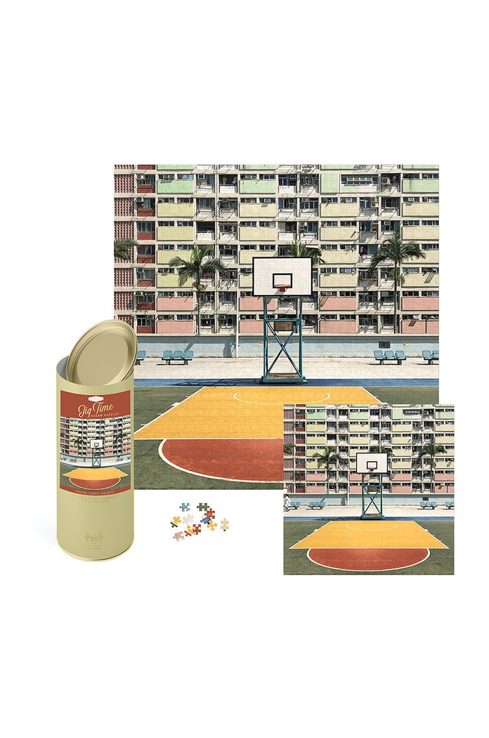 Puzzle v tubě Designworks Ink Hong Kong Hoops 1000 dílků vícebarevná DPZ.1009EU