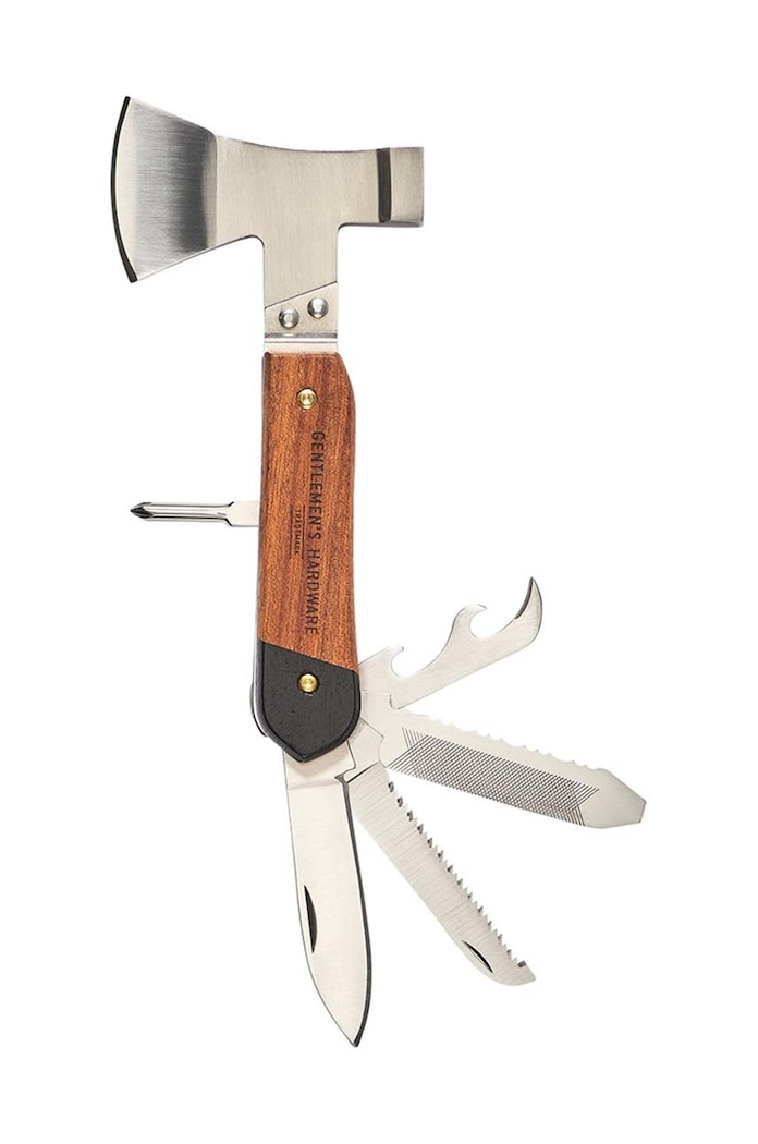 Gentlemen's Hardware multitool z toporkiem 10 w 1 multicolor GEN625UK