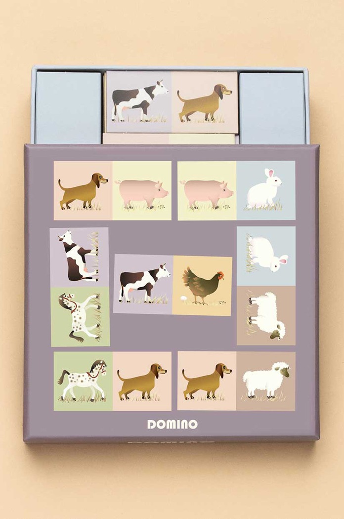 Vissevasse gra dla dzieci Domino multicolor F.2020.033.G1