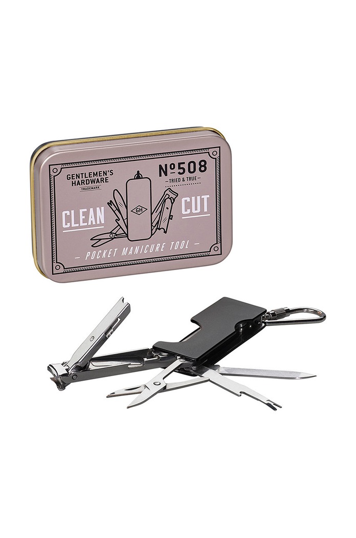 Gentlemen's Hardware Zestaw do manicure Pocket Manicure Tool czarny GEN508UK