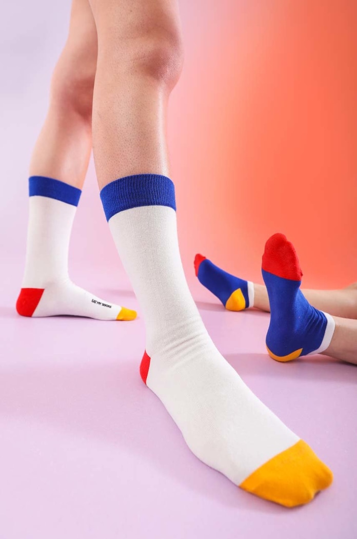 Ponožky Eat My Socks Fried Egg 2-pack EMSNCFEGX2 béžová AA00