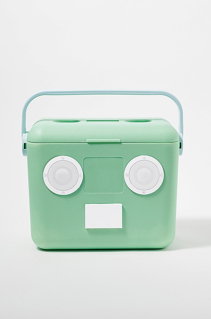 Lifestyle SunnyLife cutie frigorifică cu difuzor Beach Sounds S2IBOXMT turcoaz
