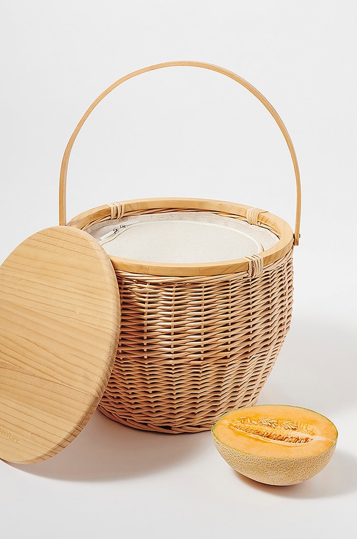 SunnyLife καλάθι πικ-νικ Picnic Cooler Basket S2DBSKNA μπεζ AA00