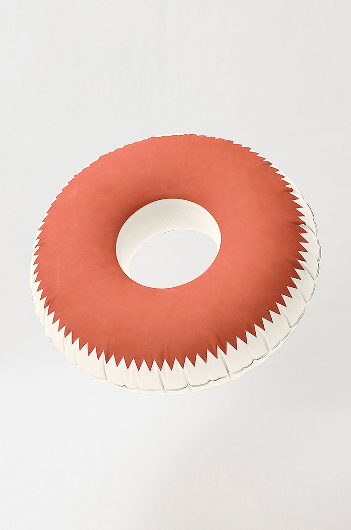 SunnyLife colac de înot Vintage Pool Ring Sun S2LPOLSN portocaliu AA00