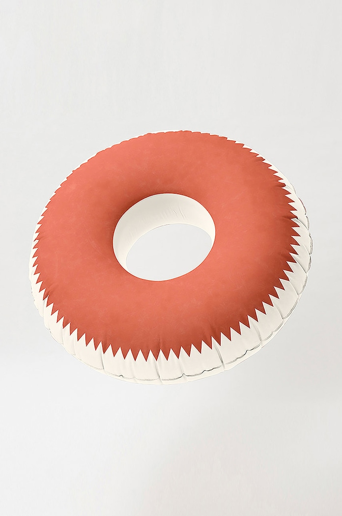 SunnyLife colac de înot Vintage Pool Ring Sun S2LPOLSN portocaliu AA00