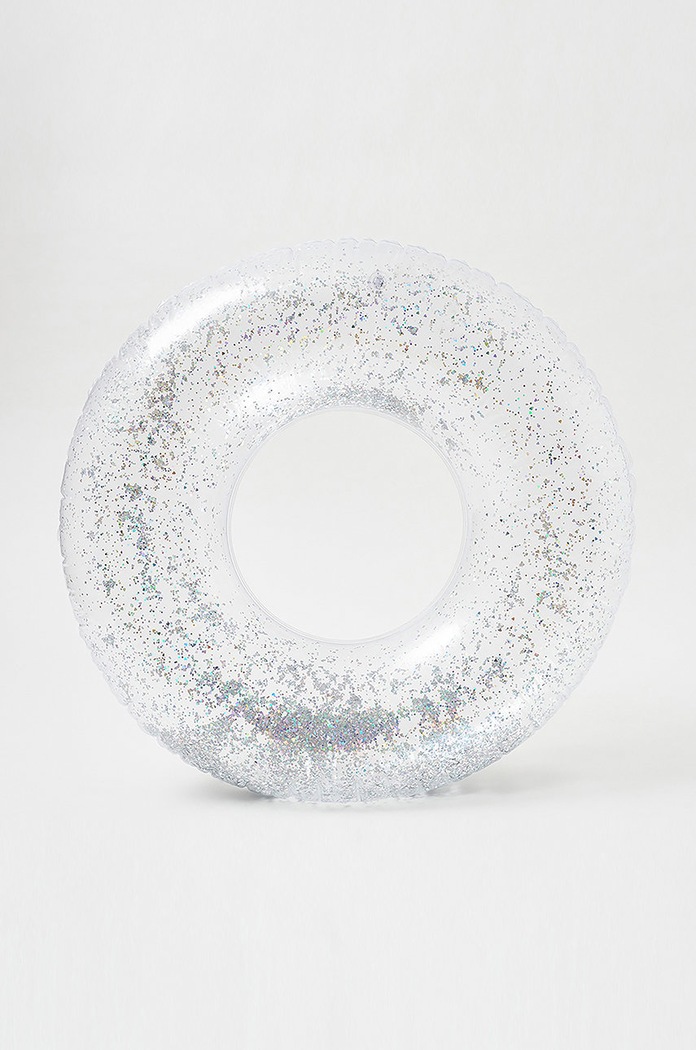 SunnyLife colac de înot Glitter transparent S2LPOLGL
