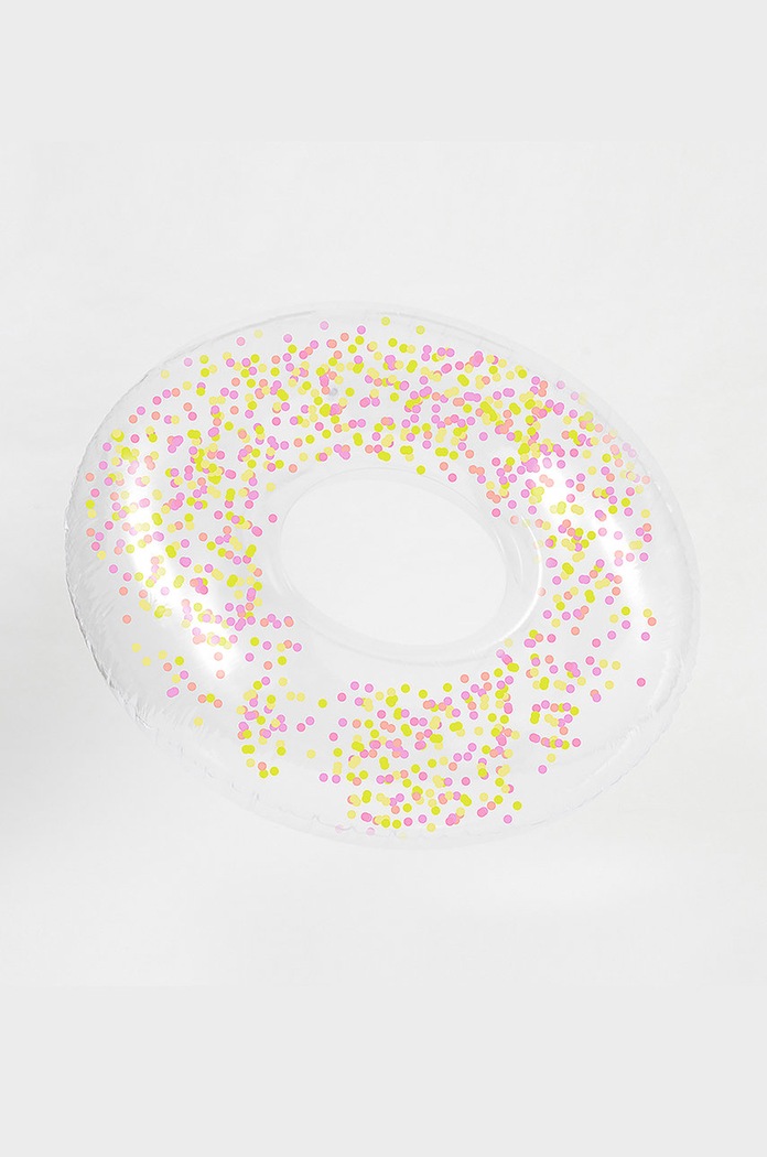 SunnyLife colac de înot Confetti transparent S2LPOLCO