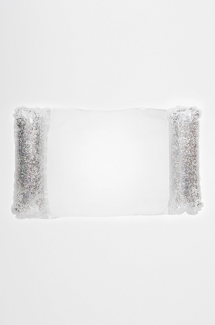 SunnyLife materac dmuchany do pływania Hammock Glitter S2LHAMGL transparentny AA00