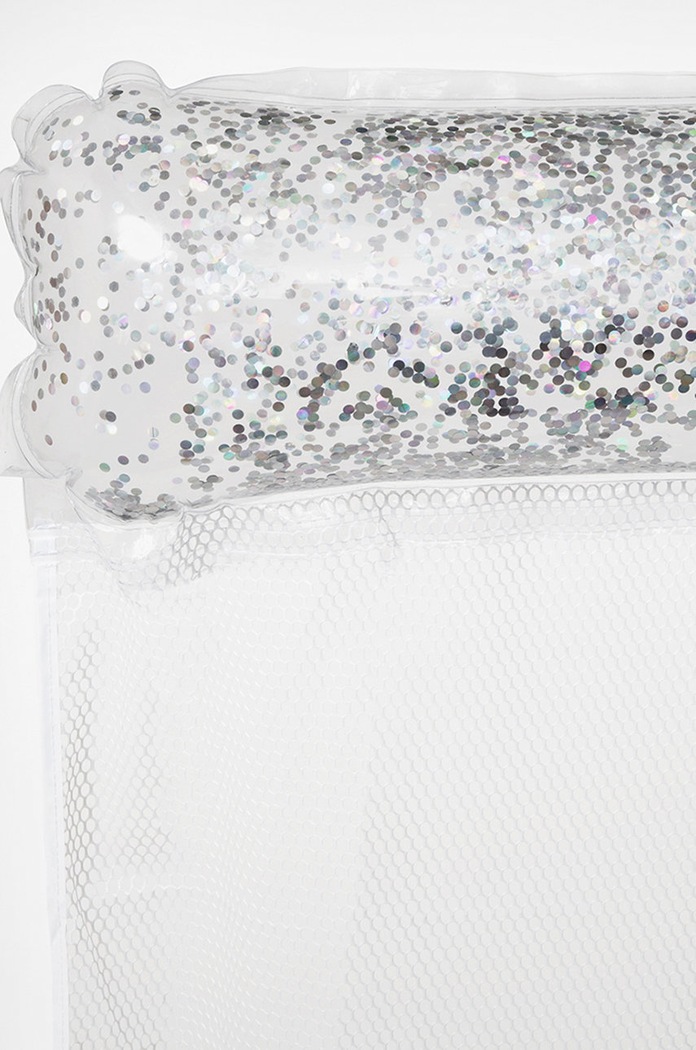 Chłopiec SunnyLife materac dmuchany do pływania Hammock Glitter S2LHAMGL transparentny