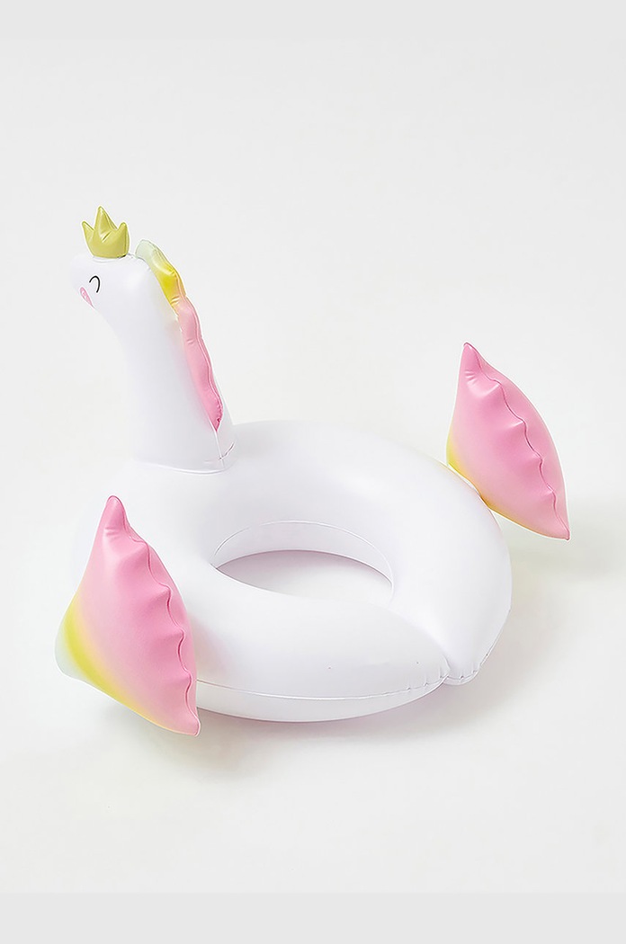 SunnyLife colac de înot Mini Unicorn S2LKIDUN alb AA00