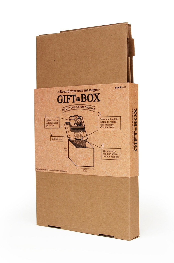 Lifestyle Luckies of London Cutie cadou cu mesaj vocal Recordable Gift Box SK.BOXVOICE1 multicolor
