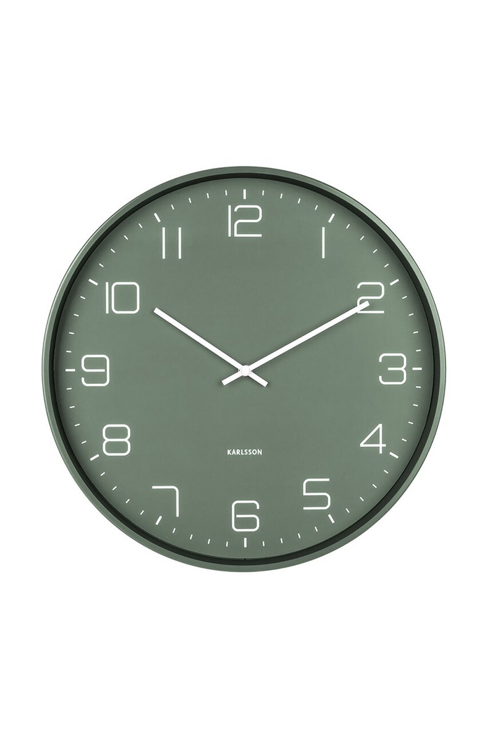 Karlsson ceas de perete Lofty 40 cm verde KA5751GR