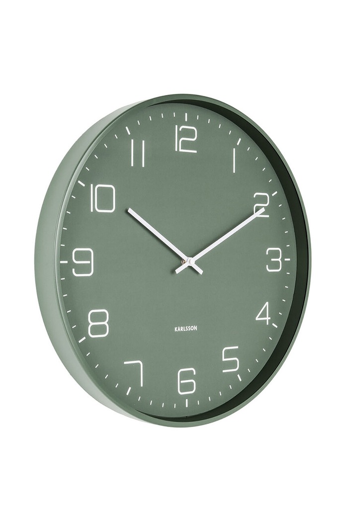 Karlsson ceas de perete Lofty 40 cm KA5751GR verde AA00