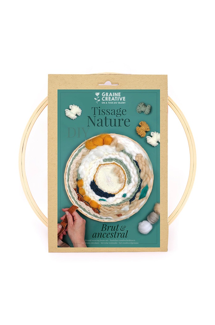 DIY sada kulatých gobelínů Graine Creative Nature vícebarevná 420254