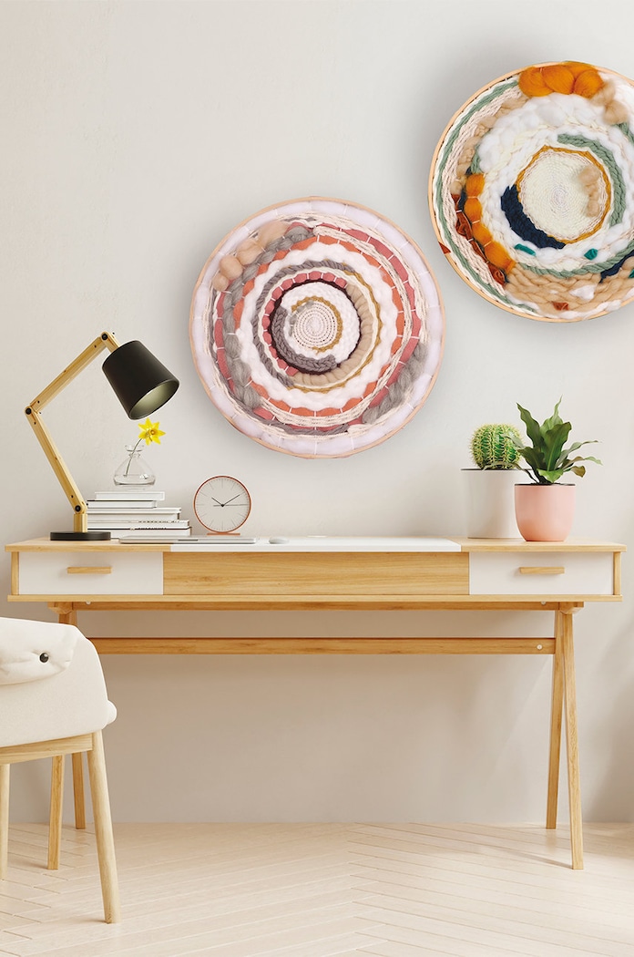 Lifestyle Graine Creative Κιτ στρογγυλής ταπισερί DIY Poetic 420253 πολύχρωμο