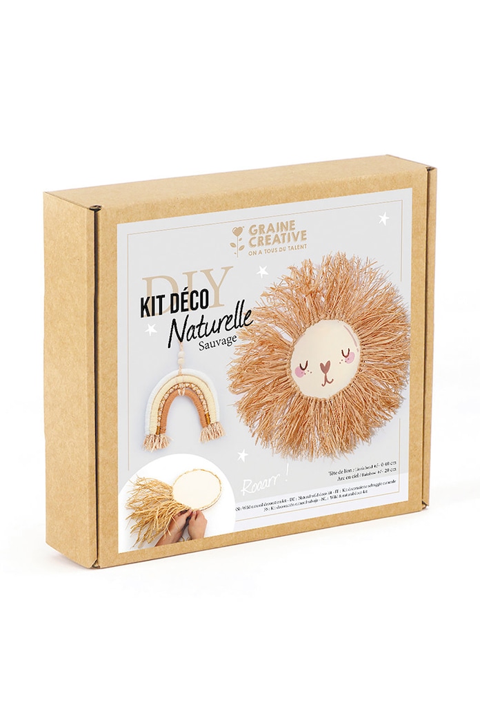 Lifestyle Sada na výrobu nástěnných dekorací Graine Creative Natural Wall Decorations 220320 vícebarevná