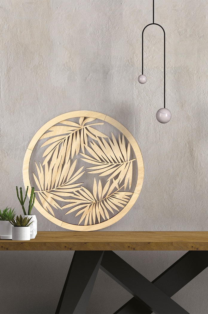 Dřevěná šablona na zdobení Graine Creative Foliage 101330 vícebarevná AA00